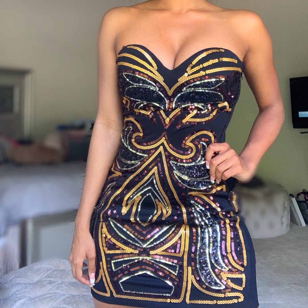Handmade Sequin Cocktail Dress
